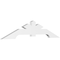 Ekena Millwork Vanguard Architectural Grade PVC Gable Bracket, 60"W x 12 1/2"H x 2"D x 4"F, 5/12 Pitch GBP060X13X0204VAN00 - alternate 1